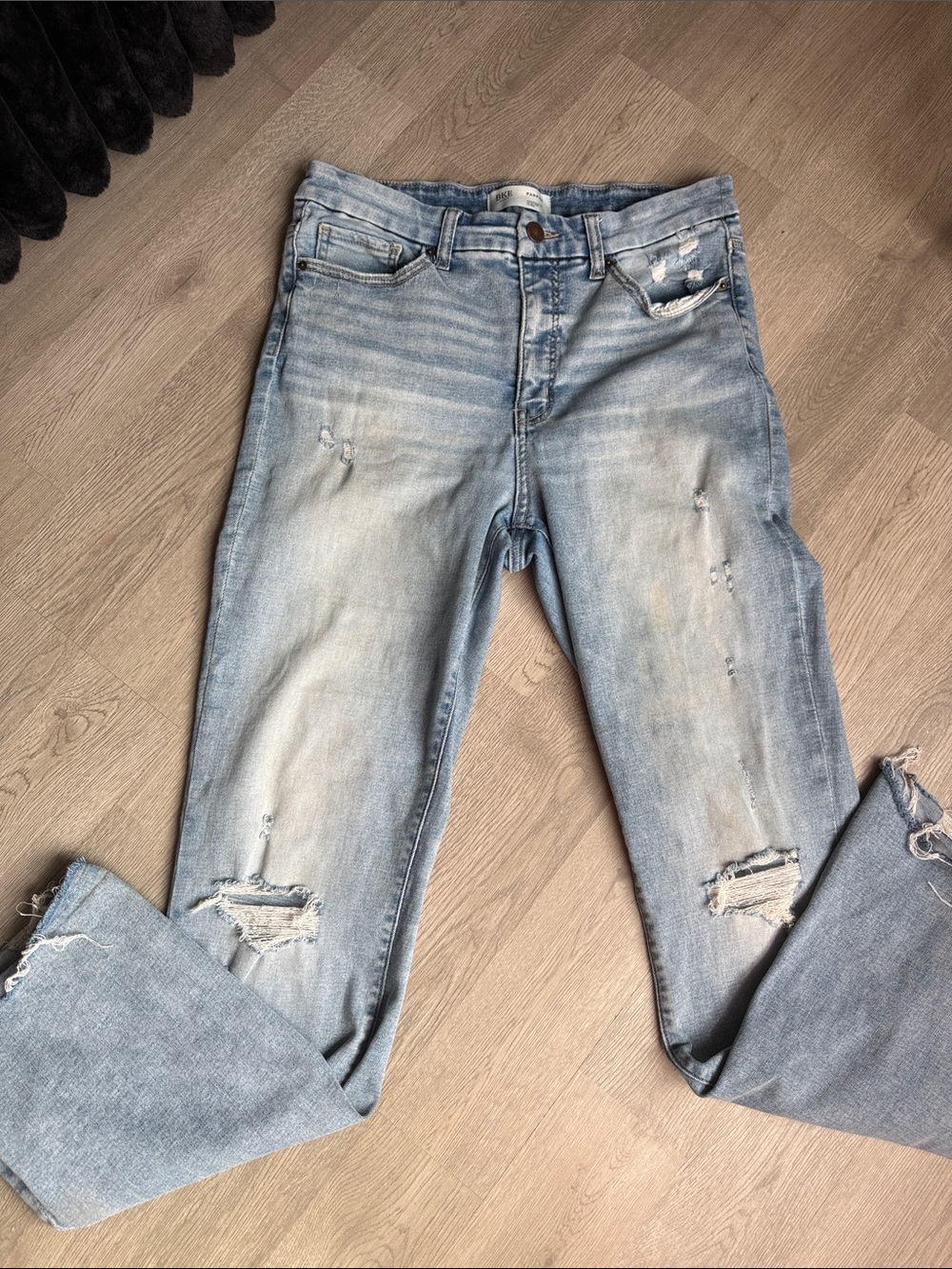 BKE PARKER Light Blue Distressed Women's Jeans
